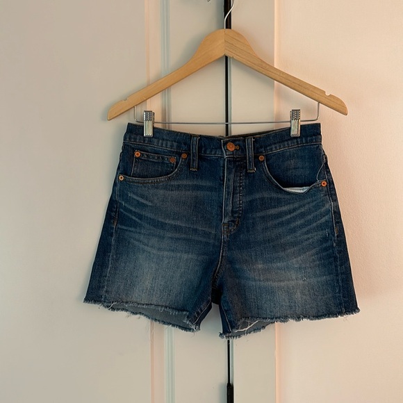 Madewell High Rise Denim Shorts - Picture 1 of 4
